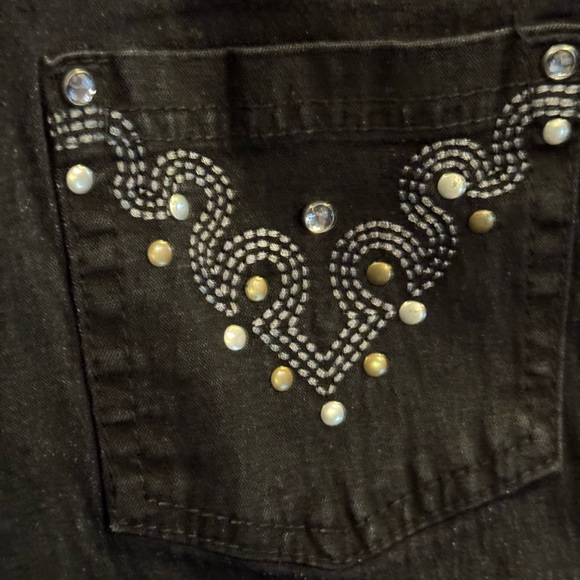 DG2 size 12 embellished black jeans - Picture 4 of 9